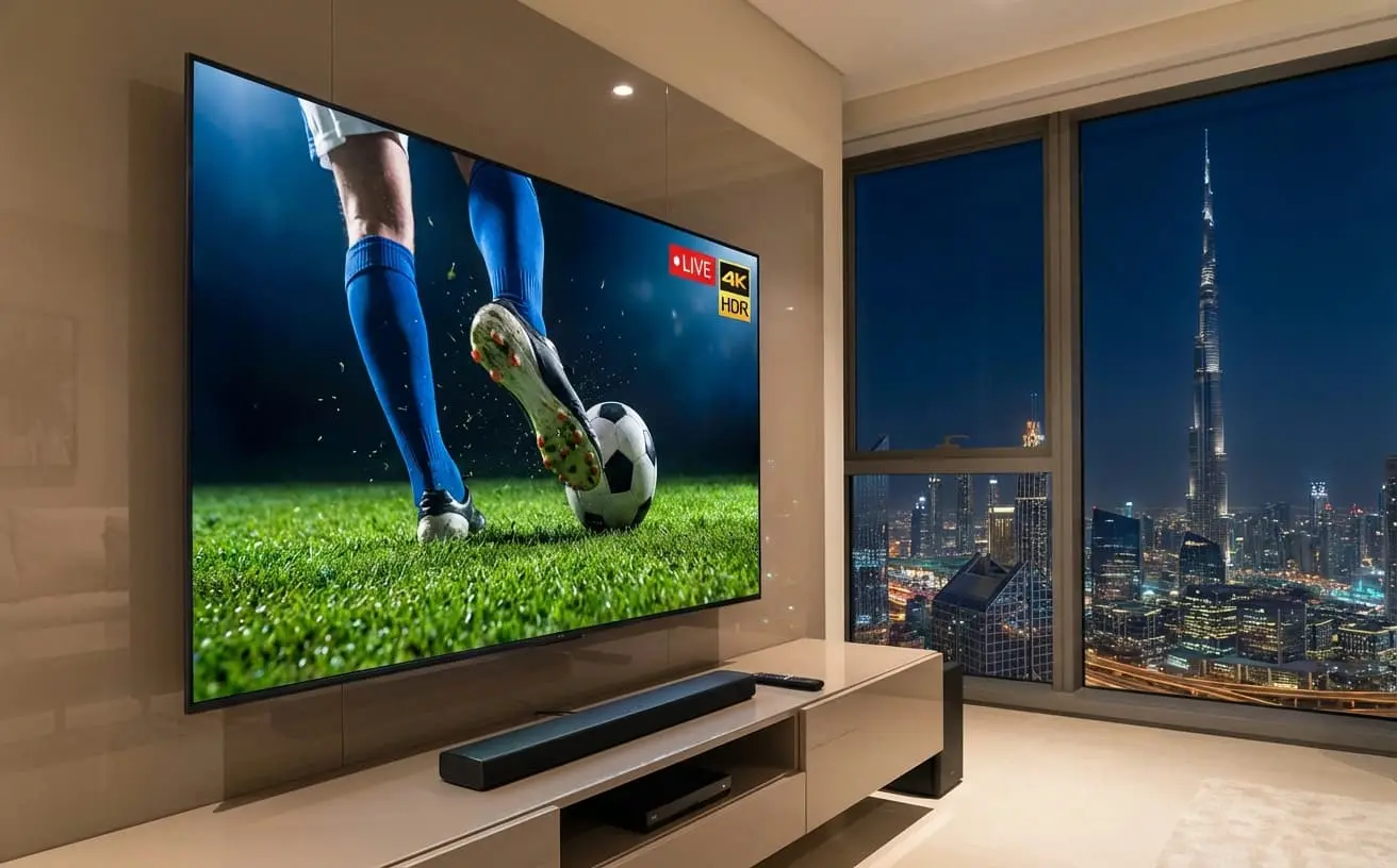 Smooth HD and 4K IPTV streaming without buffering High-quality IPTV streaming in HD and 4K without buffering