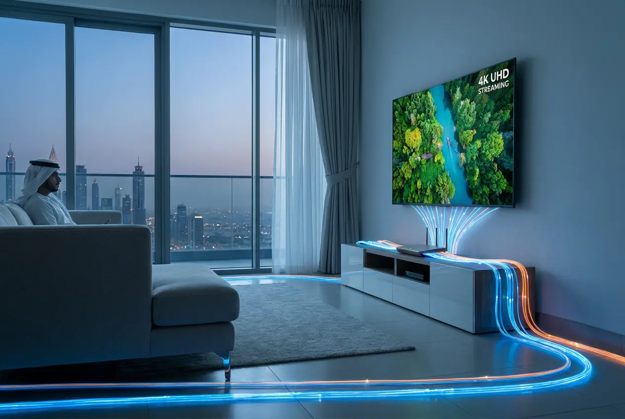 High-Speed Internet for Smooth IPTV Streaming in Dubai High-speed internet enabling smooth IPTV streaming in Dubai homes