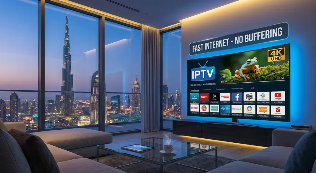 best internet speed for IPTV in Dubai
