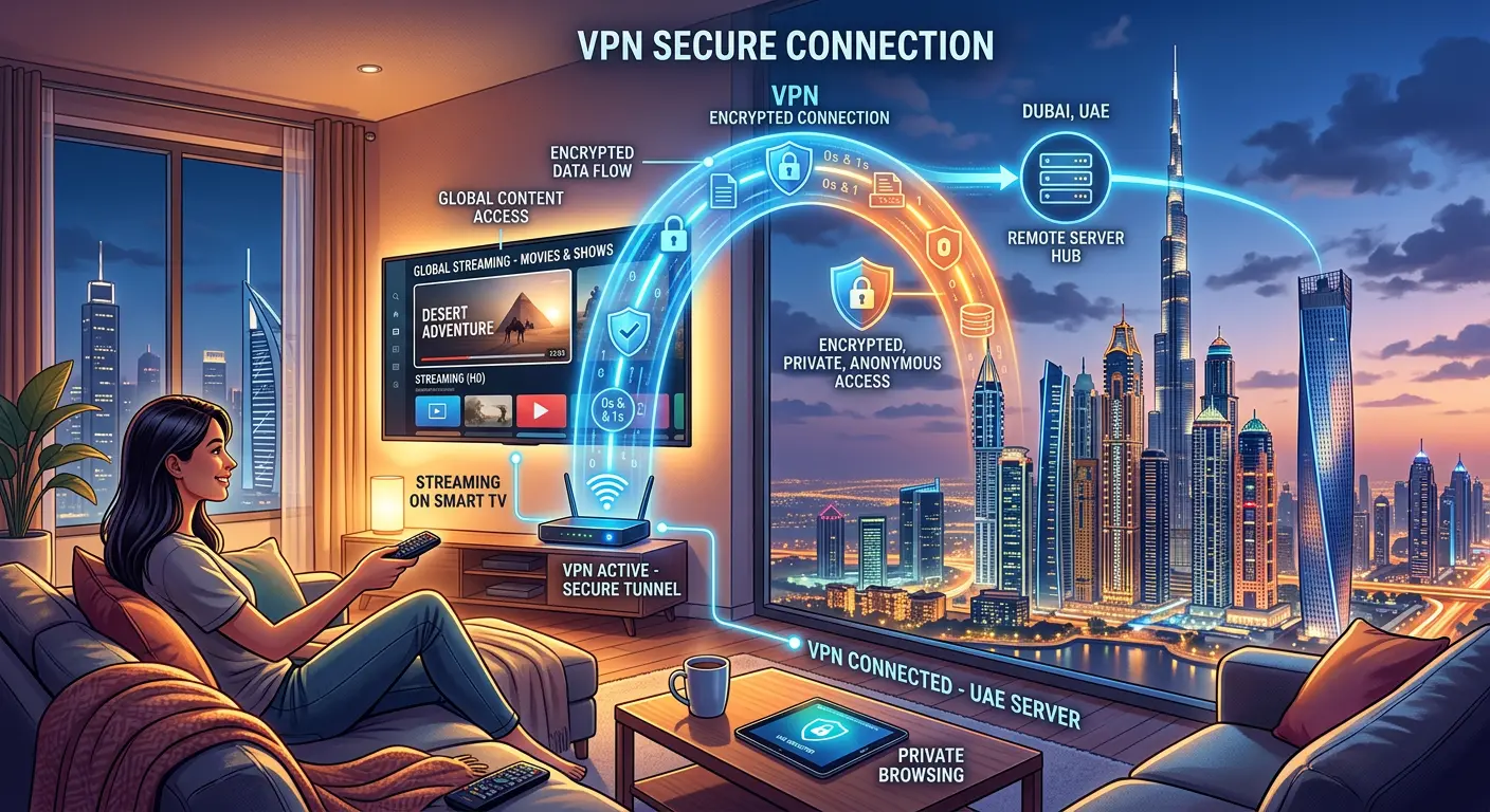 IPTV not working in Dubai VPN solution