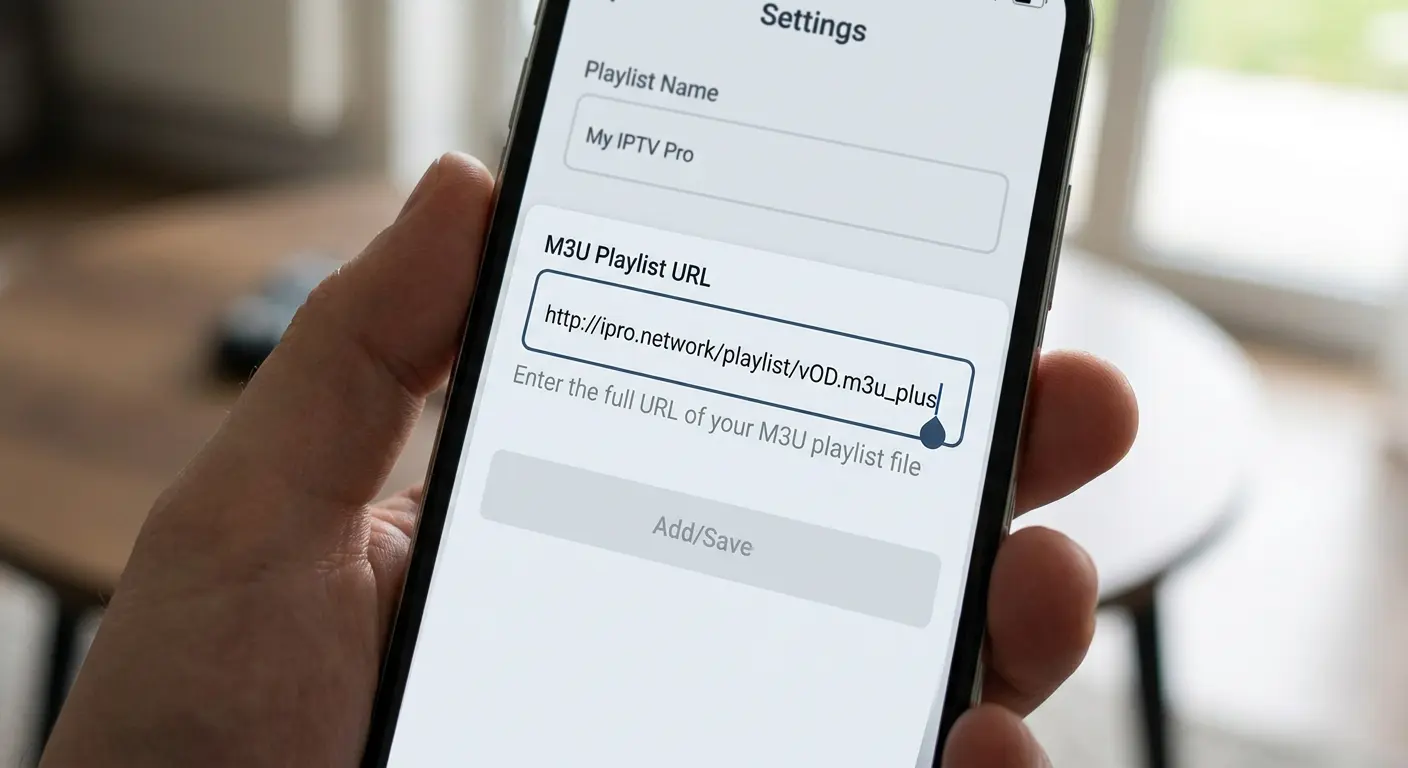 IPTV URL error solution M3U link fix