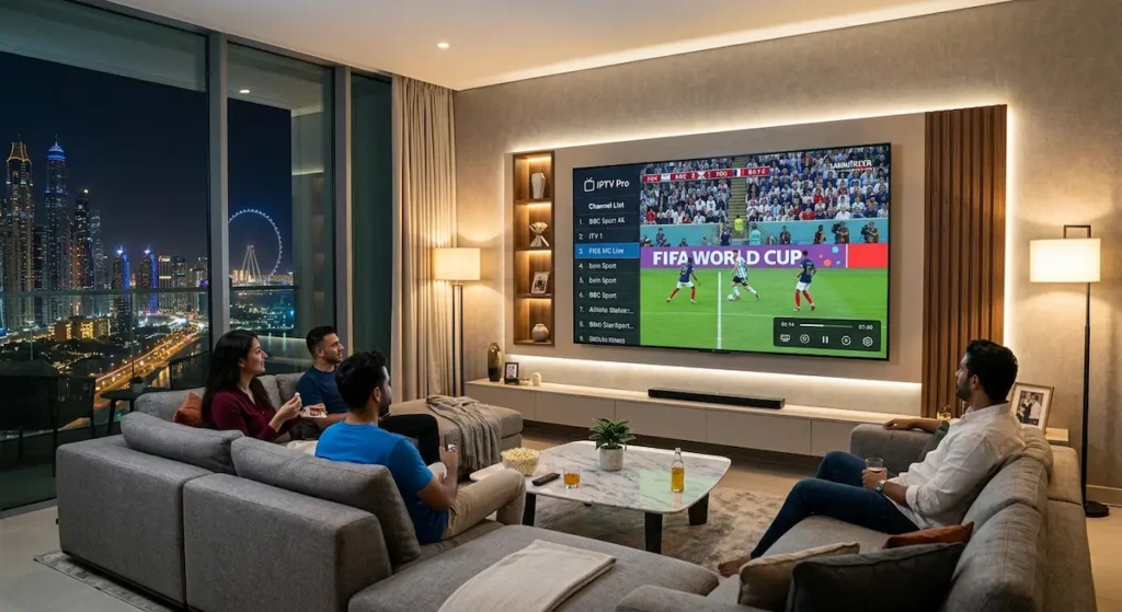 Watch FIFA World Cup 2026 on IPTV in UAE on smart TV