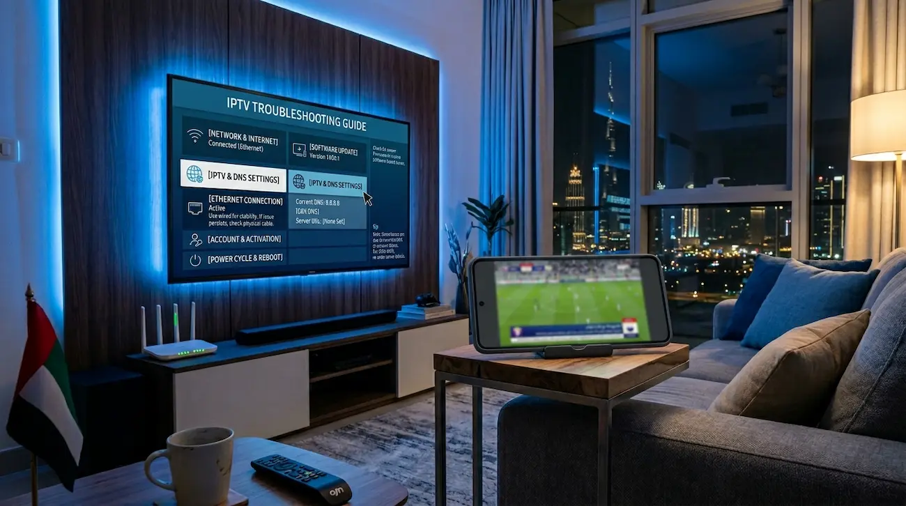 Samsung Smart TV IPTV troubleshooting settings