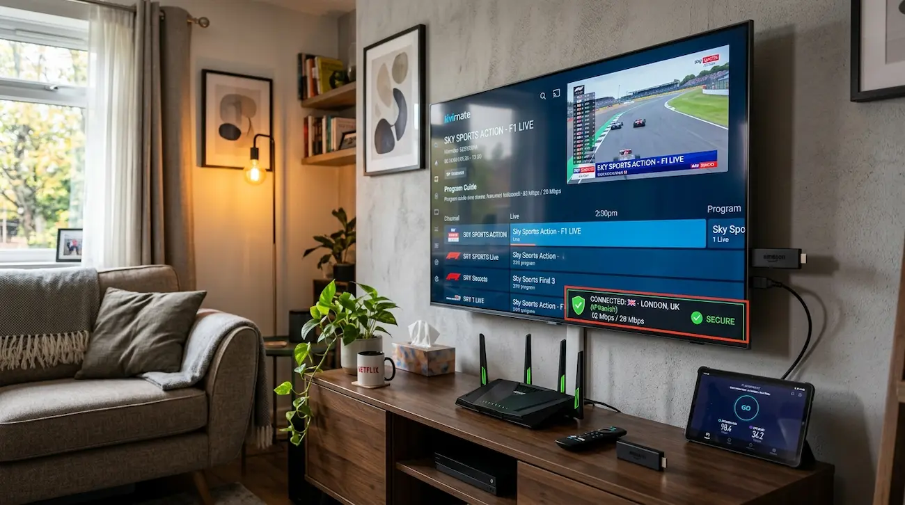 VPN setup for Firestick and Smart TV IPTV streaming